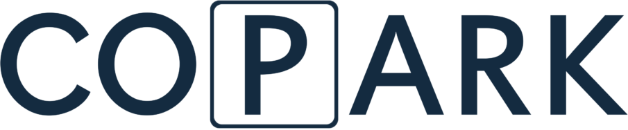 COPARK logo i sort farve