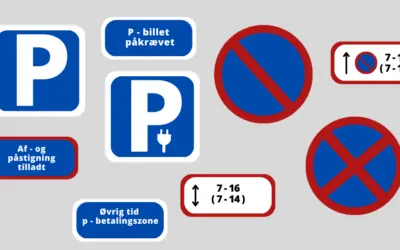 Sådan læser du et p-skilt