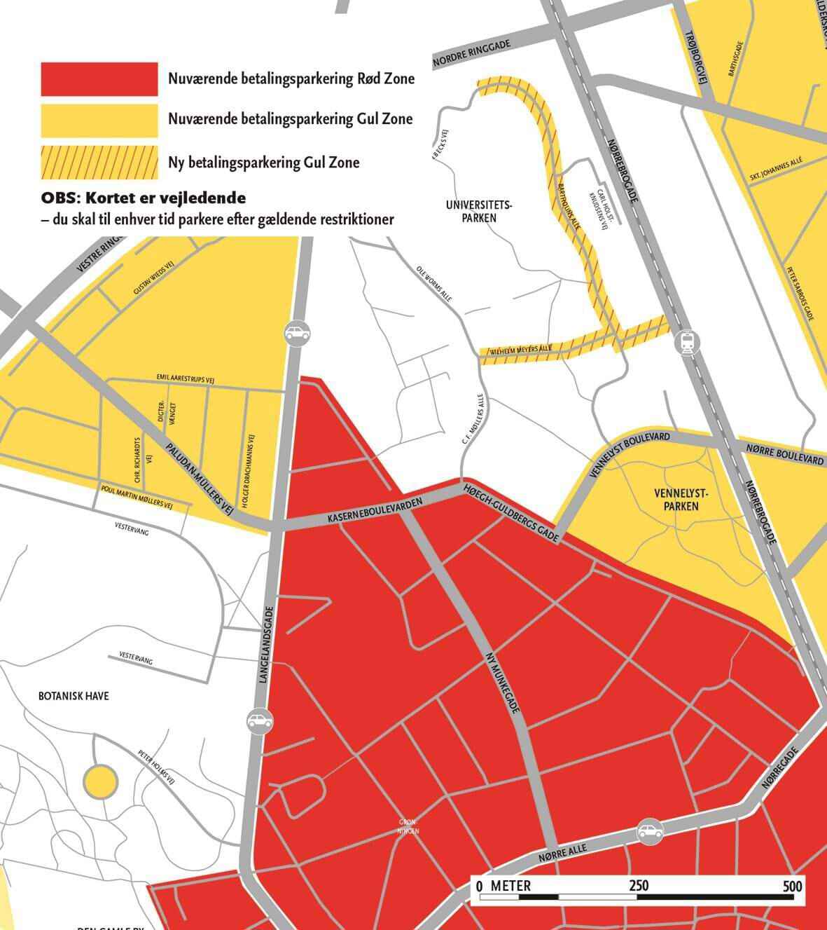  Gul zone udvider til Aarhus Universitetsparken